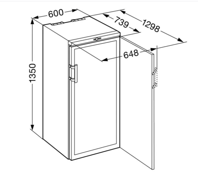 Liebherr wijnbewaarkast WKB321221