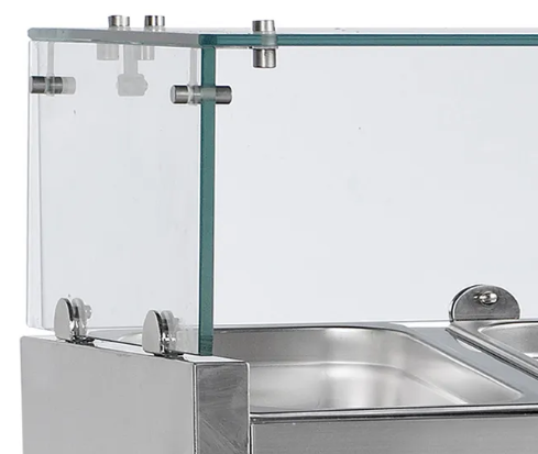 Tefcold opzetkoeling met glazen opzet GVC 33-120