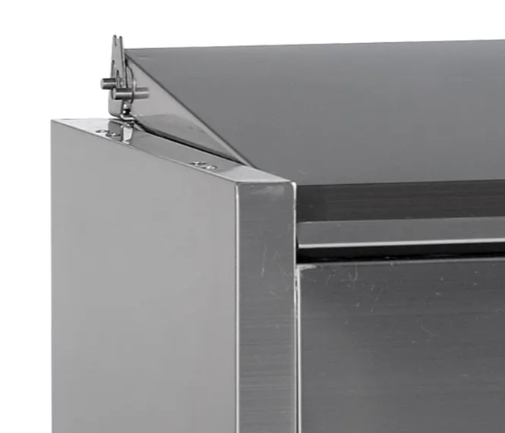 Tefcold opzetkoeling met inox deksel GVC 38-180 SS