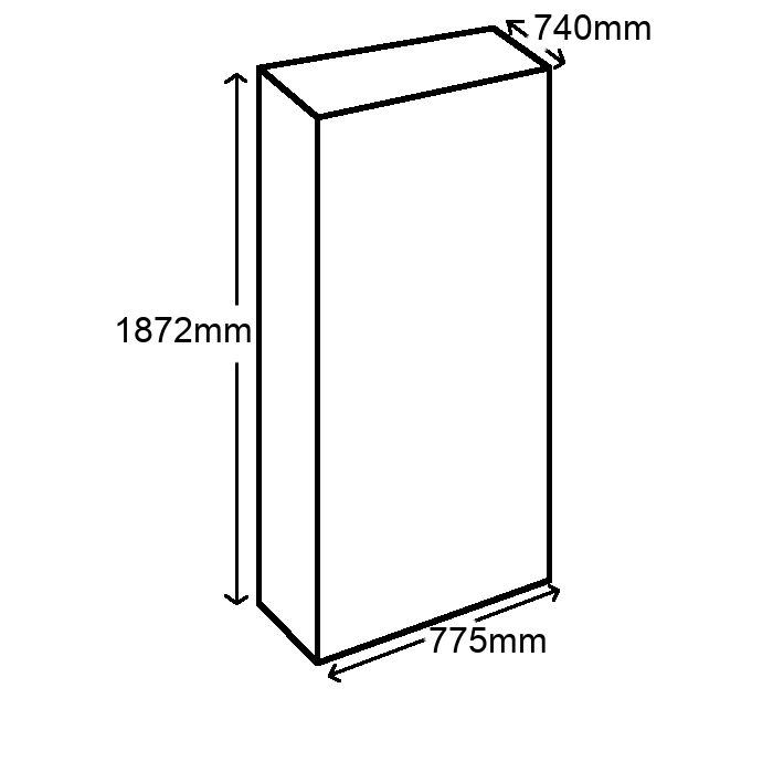 Mondial Elite Bewaarkoelkast met statische koeling KIC PR 60 LT