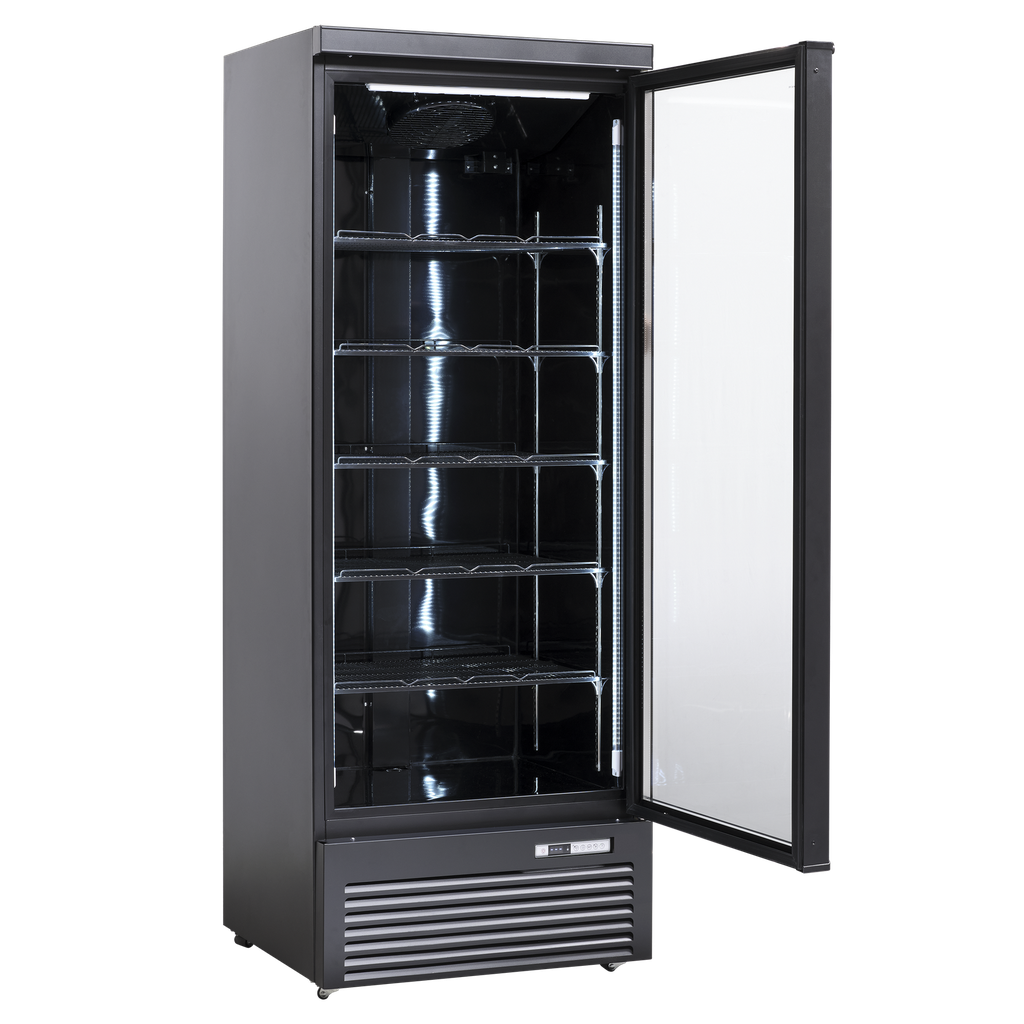 Scancool vrieskast met glazen draaideur DF 560 BC