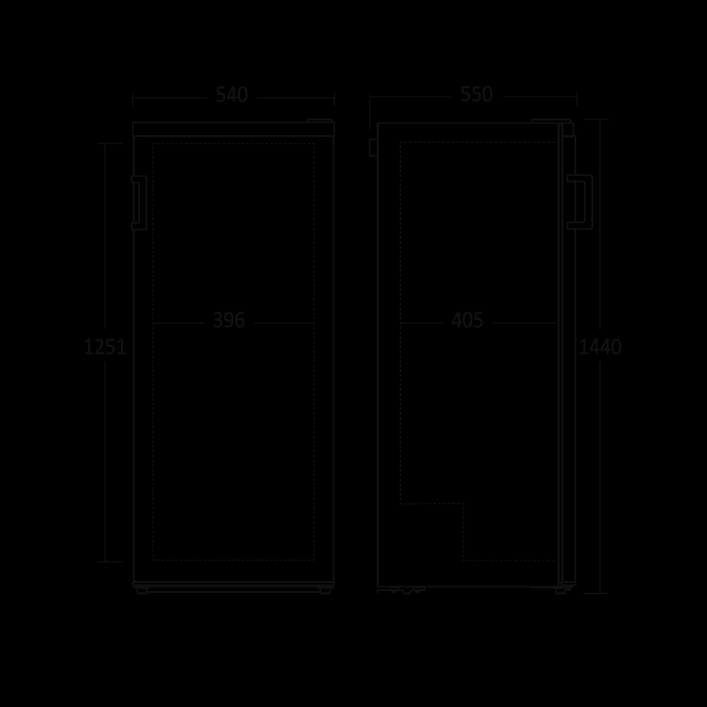 Scandomestic diepvries FRF 177 WD