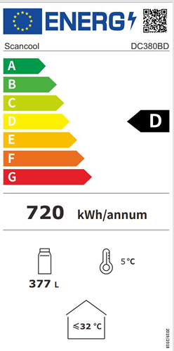Scancool display koeler  DC380BD