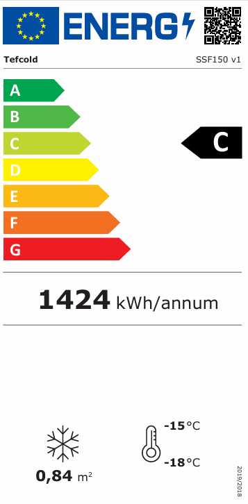 TEFCOLD VRIESEILAND SSF 150 P