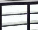 Tefcold Display opzetkoeltoonbank met gebogen ruit LCT 750 C-P
