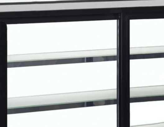 Tefcold Display opzetkoeltoonbank met gebogen ruit LCT 900 C-P
