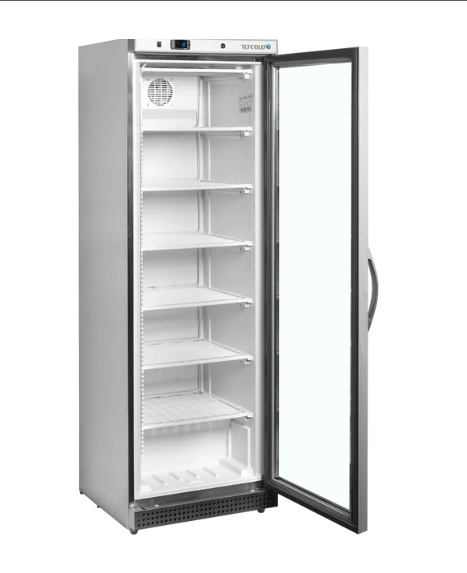 Tefcold Professionele vrieskast UF 400 SG met glasdeur
