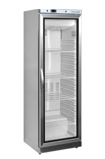Tefcold Professionele vrieskast UF 400 VSG met glasdeur