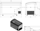 Elcold Bewaarders voor roomijs en diepvriesproducten met gebogen glazen schuifdeksels FOCUS 131 V