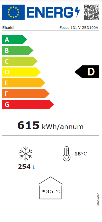 Elcold Bewaarders voor roomijs en diepvriesproducten met gebogen glazen schuifdeksels FOCUS 131 V