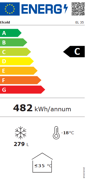 Elcold professionele diepvrieskist EL 35