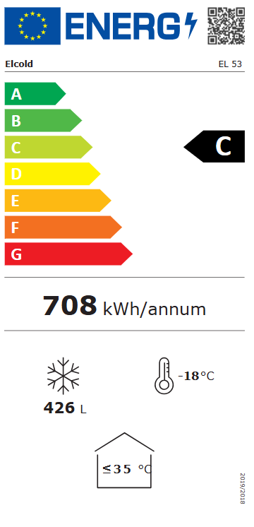 Elcold professionele diepvrieskist EL 53