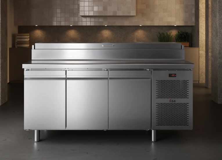 Gekoelde werkbank met saladette -2°+8°  Ilsa TNKP3V2500  