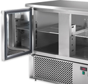 Tecnodom gekoelde werkbank met ingebouwde saladette SLV03EKO