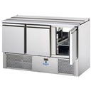 Tecnodom gekoelde werkbank met ingebouwde saladette SLV03EKO