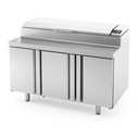 Infrico Pizza werkbank met ingebouwde saladette MEV 1000