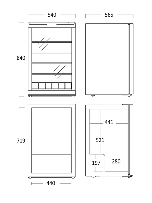 Scancool drankenkoeler Coca-Cola Highcube GDE 130L 