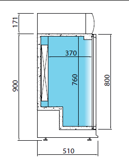 Infrico Barkoelkast ERV 15 II