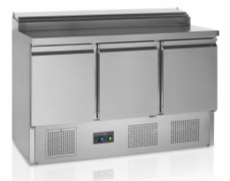 Tefcold saladette werkbank GN 1/1 SS 1435-I