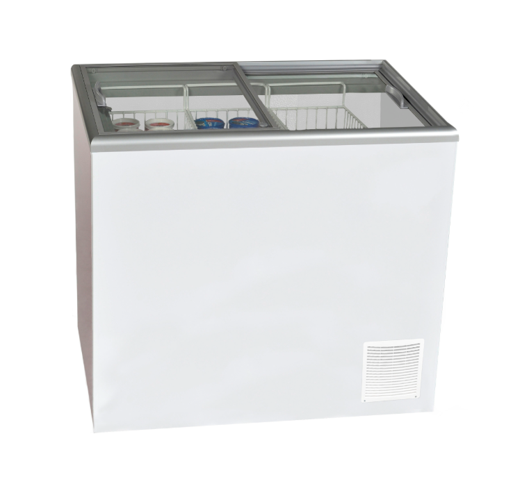 Elcold bewaarder met glazen schuifdeksels NOVA 35