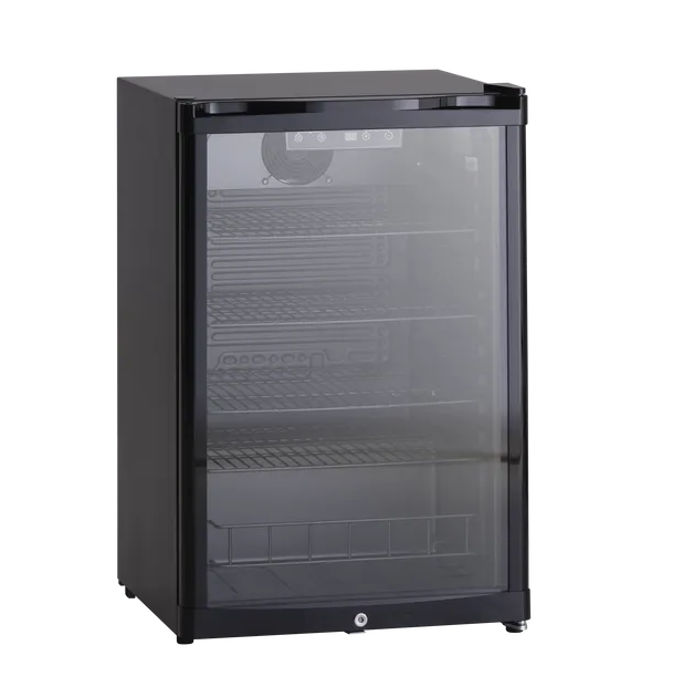 Scancool display koelkast DKS 142 BE zwart