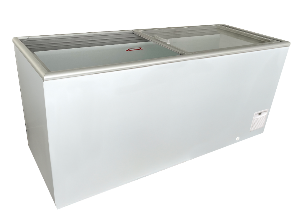 Elcold bewaarder met glazen schuifdeksels NOVA 61