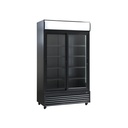 Scancool koelkast met glazen shuifdeuren SD 1002 BSLE