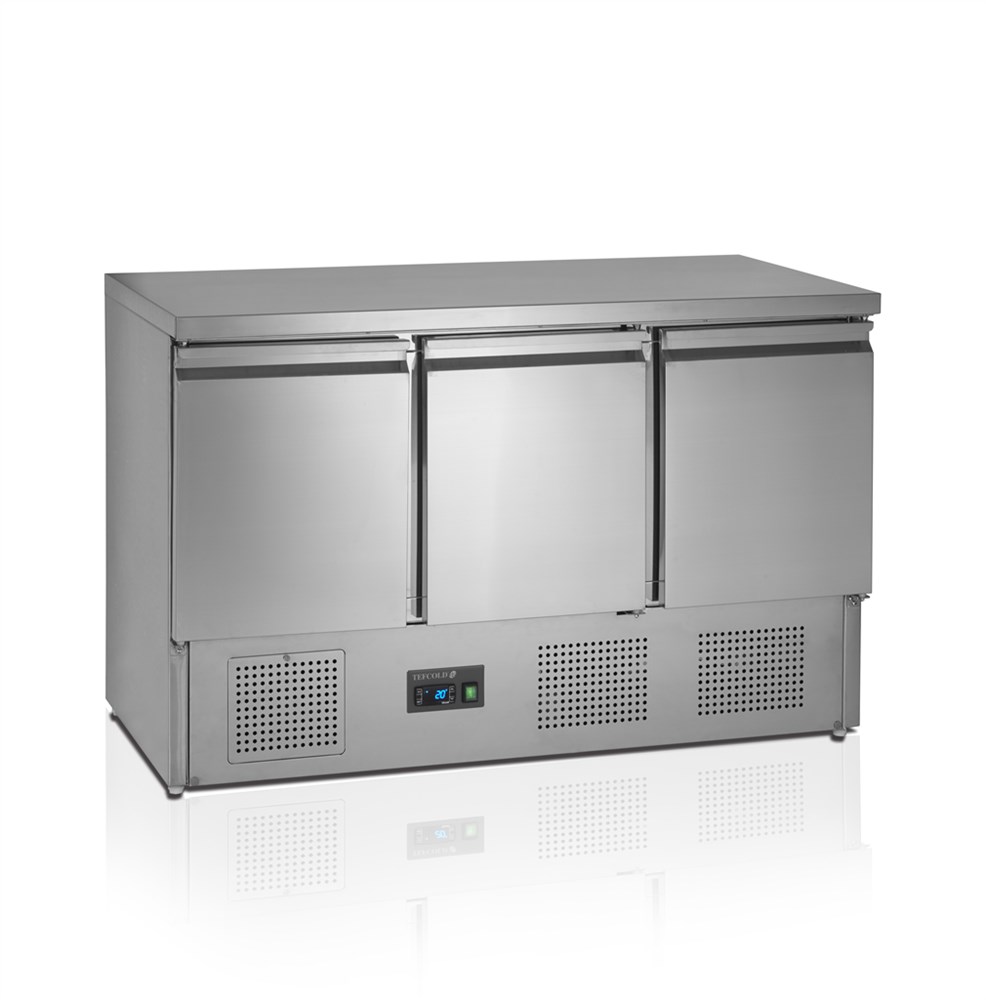 [SA1365SS] Tefcold saladette werkbank GN 1/1 SA 1365 SS