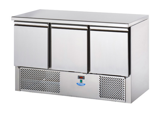 Tecnodom gekoelde werkbank met ingebouwde saladette SLV03 NX 