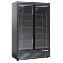 Scancool diepvrieskast met glazen deur DF 1006 BD