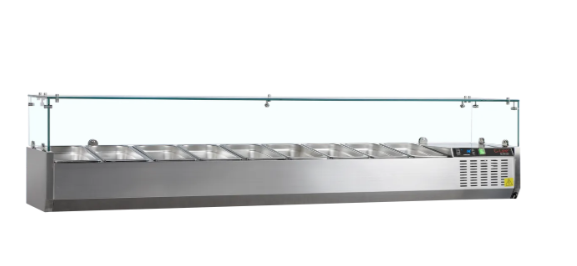 Tefcold opzetkoeling met glazen opzet GVC 38-200