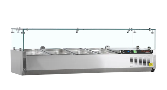 Tefcold opzetkoeling met glazen opzet GVC 38-120