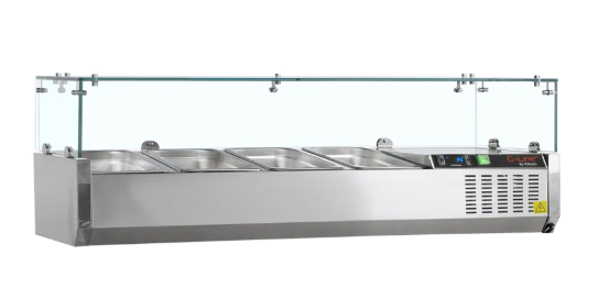 Tefcold opzetkoeling met glazen opzet GVC 33-120