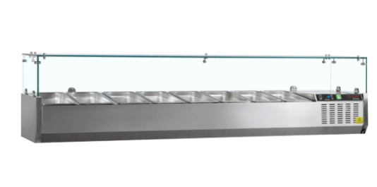 [GVC33-180] Tefcold opzetkoeling met glazen opzet GVC 33-180