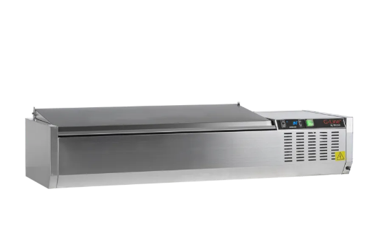 Tefcold opzetkoeling met inox deksel GVC 38-120 SS