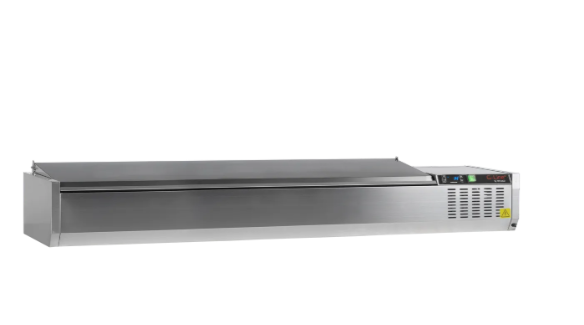 [GVC38-200SS] Tefcold opzetkoeling met inox deksel GVC 38-200 SS