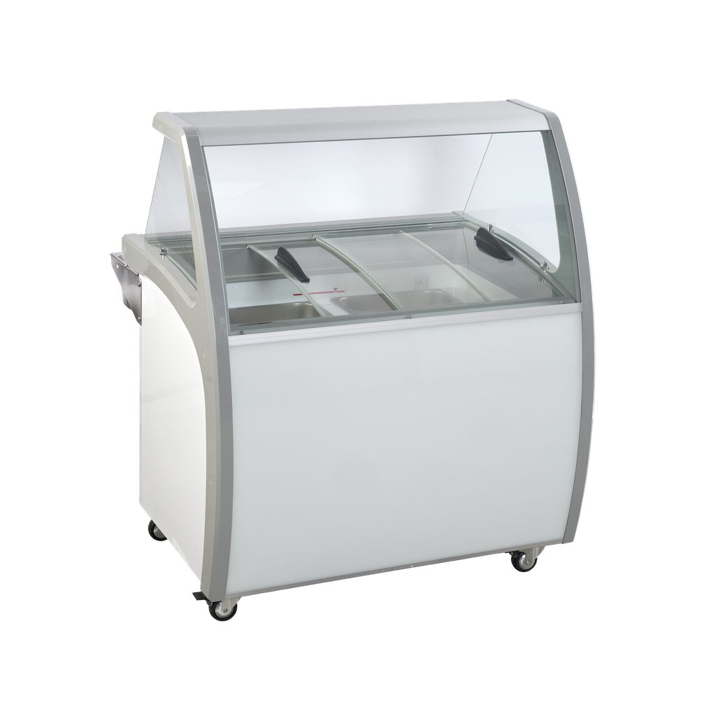 Scancool statische schepvitrine SIC6WBL