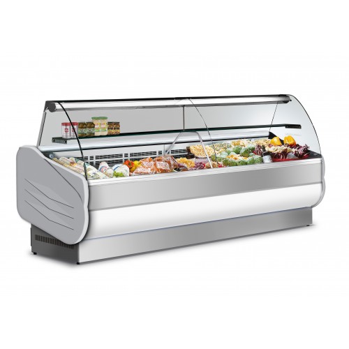 [3755] Tecnodom Koeltoonbank met kanteruit SALINA80 VCC 150
