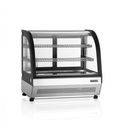 Tefcold Display opzetkoeltoonbank met gebogen ruit LCT 750 C-P