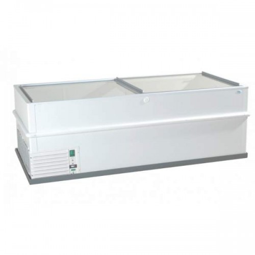Framec Diepvrieseiland met glazen schuifdeksels VT 250/E