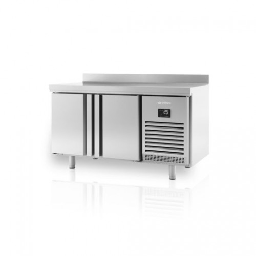 [31618] Infrico Gekoelde werkbank met ingebouwde saladette BMPP 1500 EN