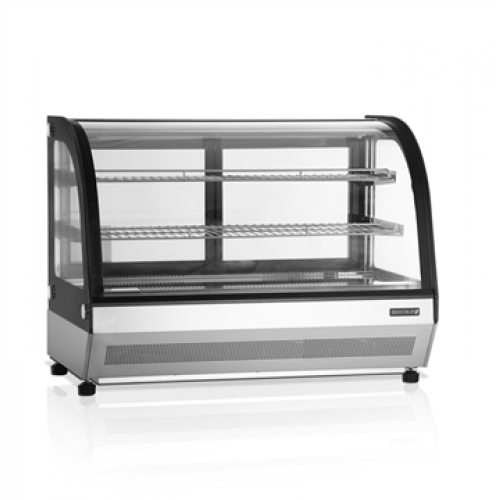 Tefcold Display opzetkoeltoonbank met gebogen ruit LCT 900 C-P