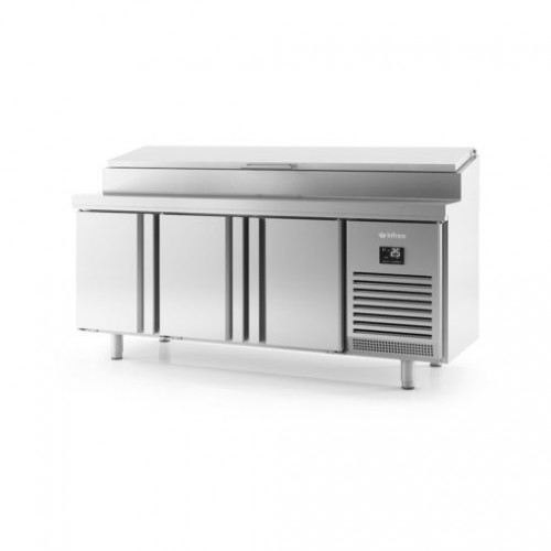 [31619] Infrico Gekoelde werkbank met ingebouwde saladette BMPP 2000 EN