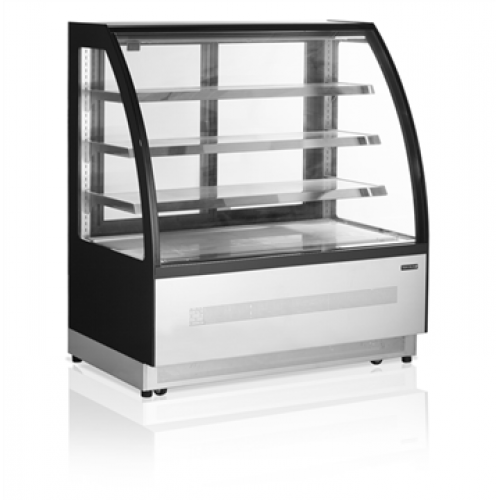 [35642] Tefcold Display koeltoonbank met gebogen ruit LPD 1200 C-P