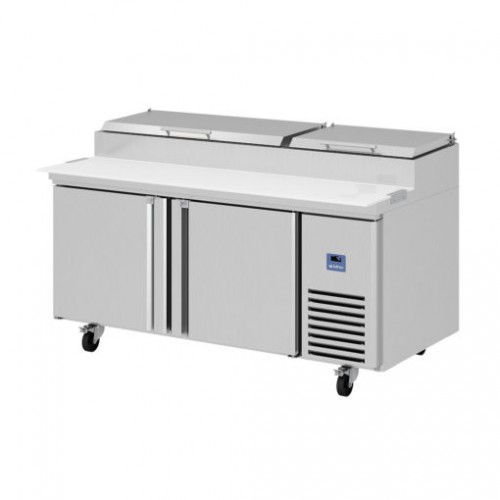 Infrico Gekoelde werkbank met ingebouwde saladette MR 67 EN