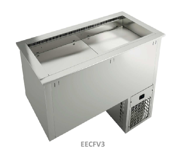 Infrico Inbouw saladette geventileerd EECFV 3