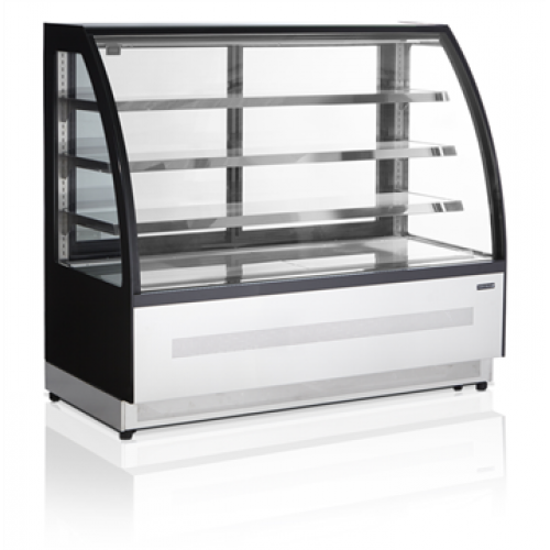Tefcold Display koeltoonbank met gebogen ruit LPD 1500 C-P