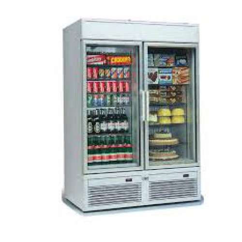 ISA Geforceerde diepvrieskast met glazen deur TORNADO RV/TB 100