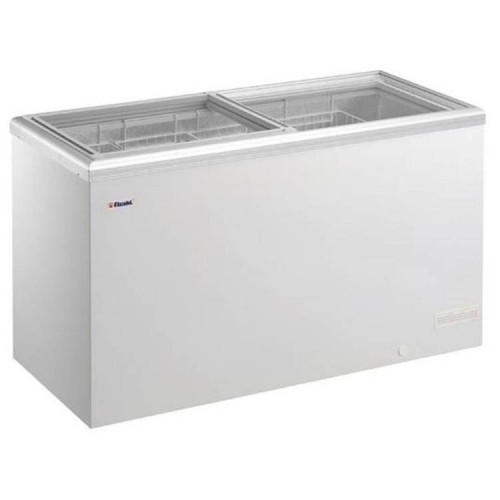 [1959] Elcold Bewaarders voor roomijs en diepvriesproducten met vlakke glazen schuifdeksels CSG 61