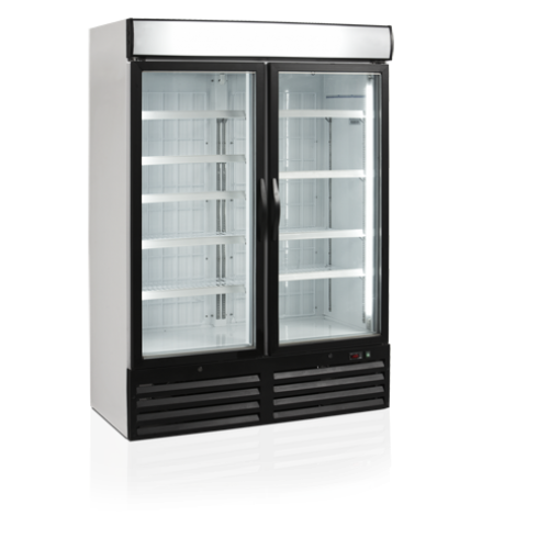 Tefcold Geforceerde diepvrieskast met glazen deur NF 5000 G